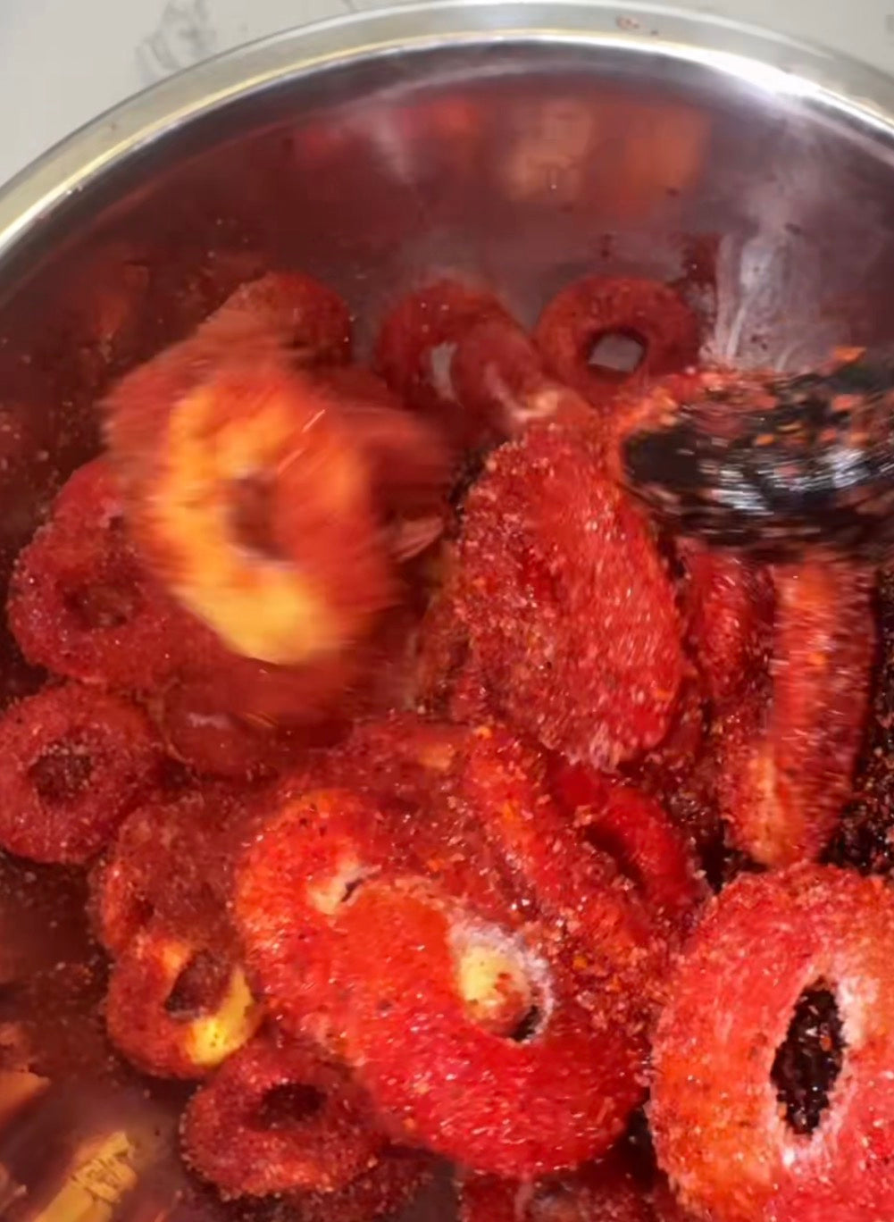 Chamoy peach rings