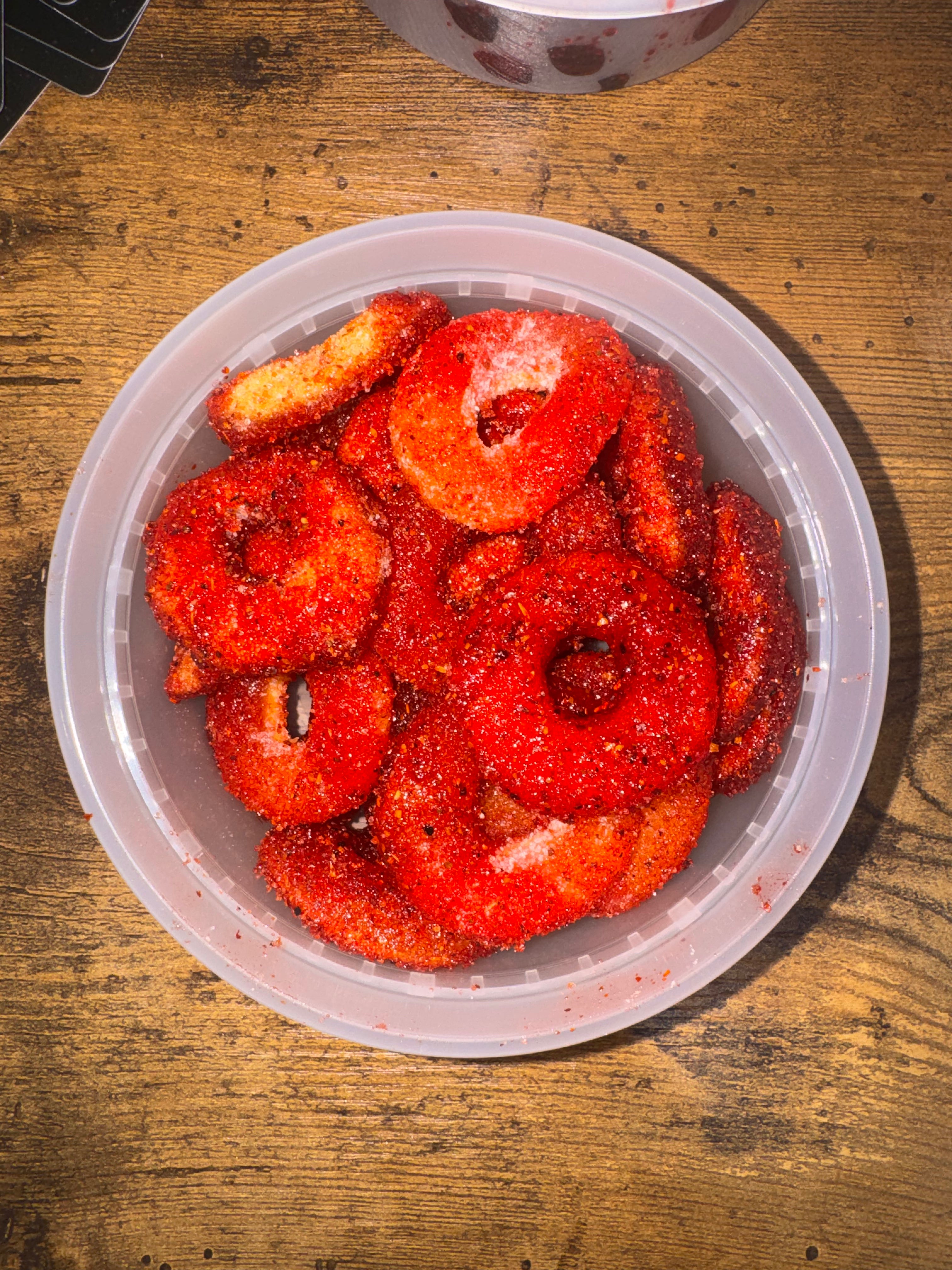 Chamoy peach rings