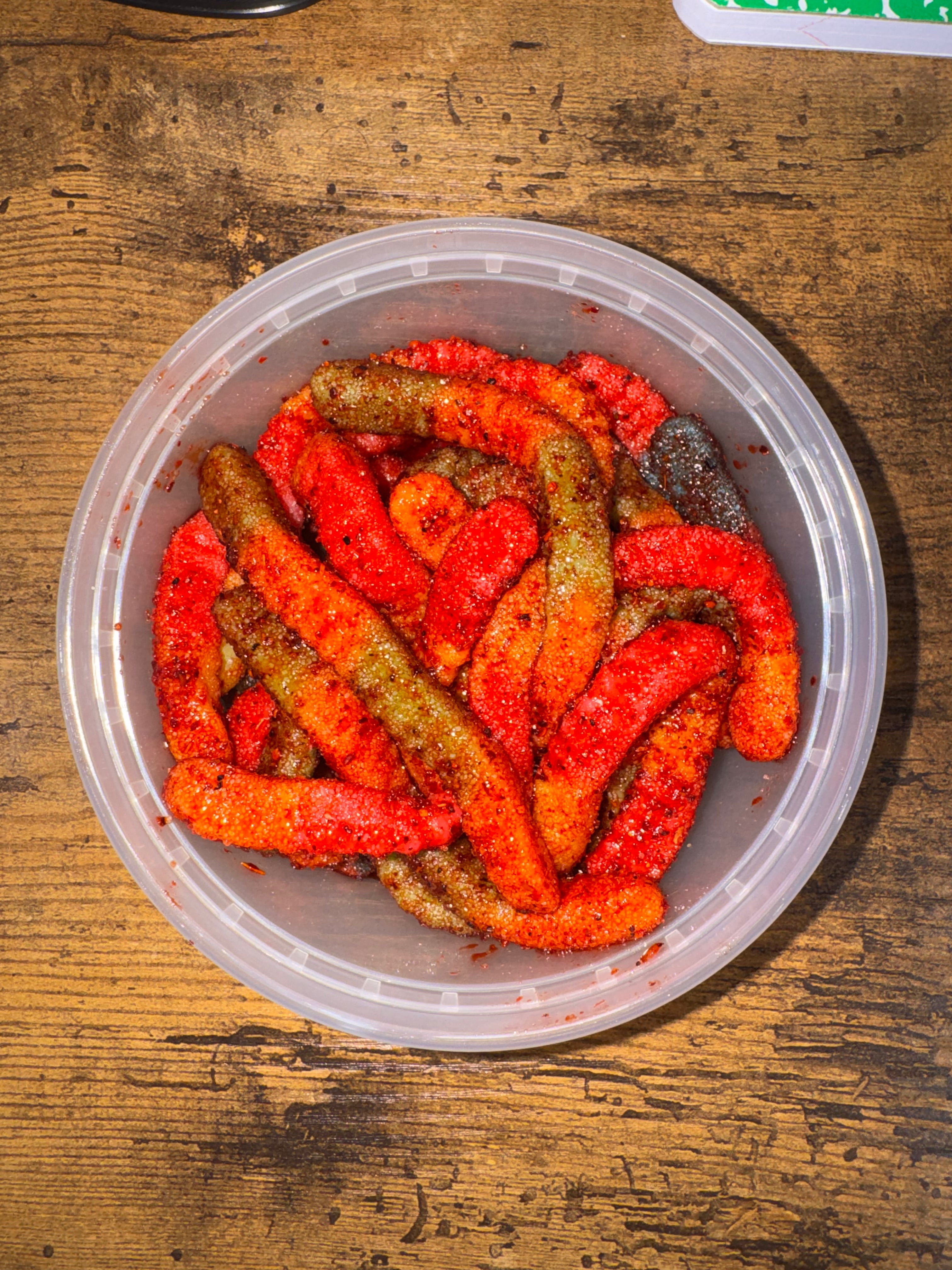 Chamoy gummy worms